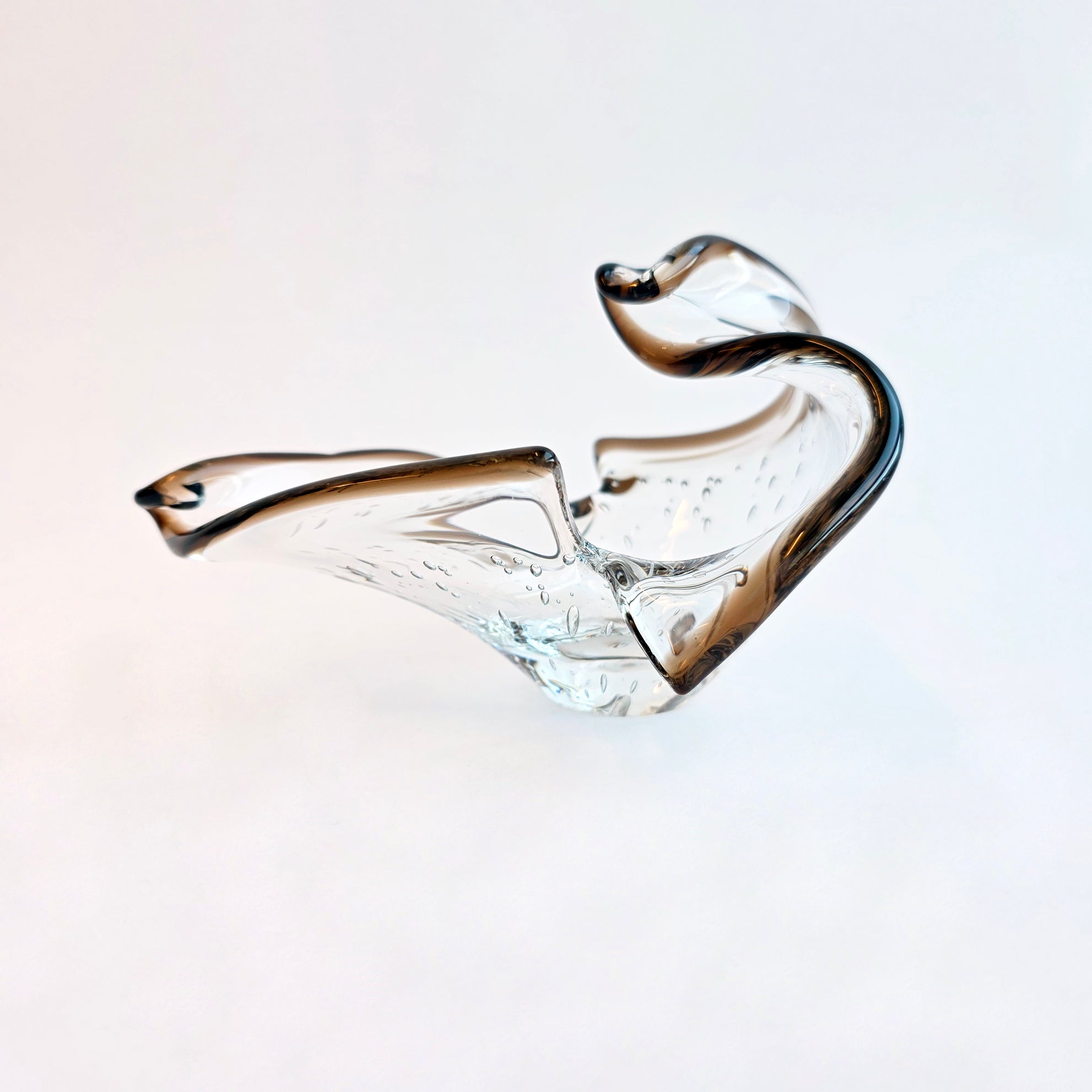 Vintage glass trinket dish
