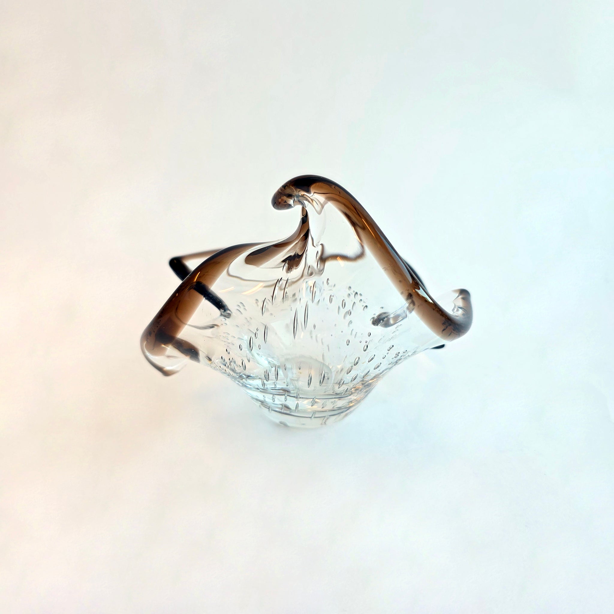 Vintage glass trinket dish