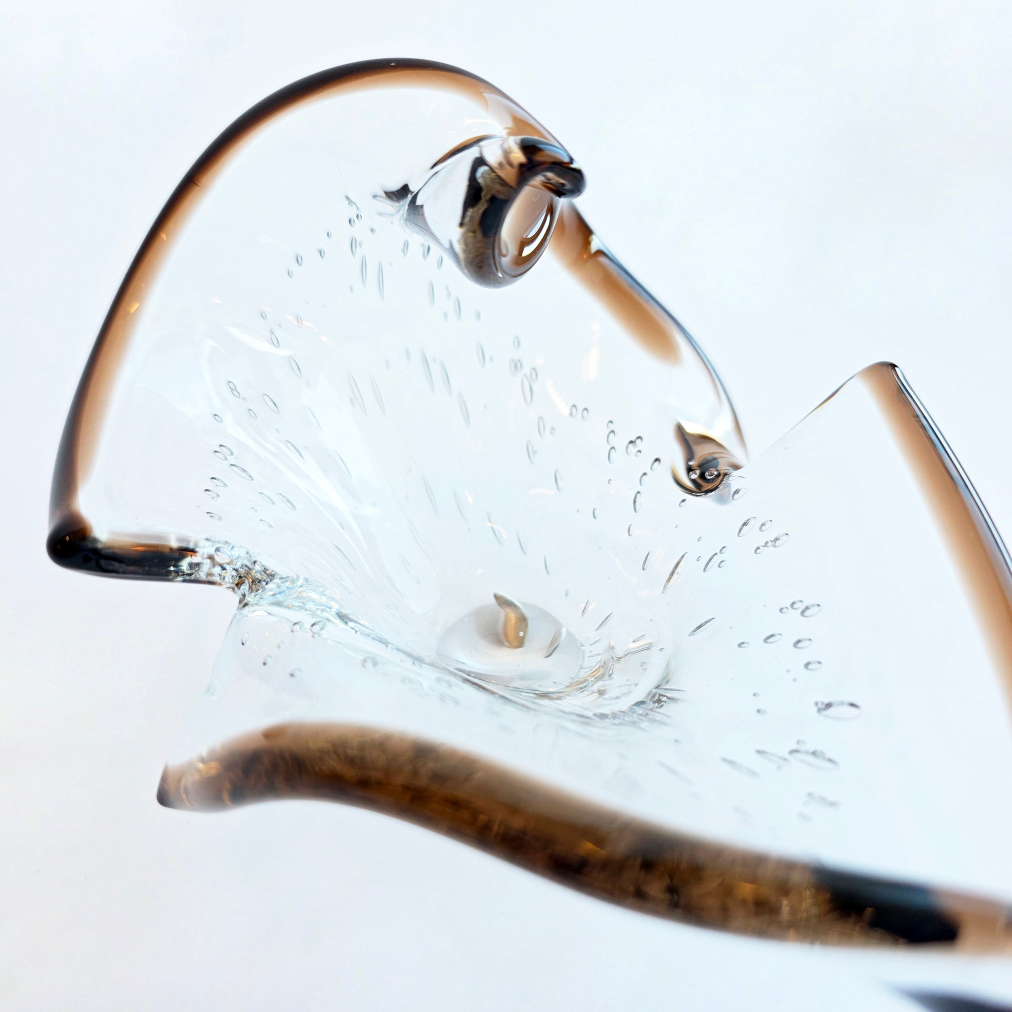 Vintage glass trinket dish