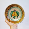 Vintage Italian ceramic bowl with pear motif