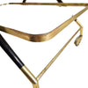 Mid-century brass bar cart by Cesare Lacca
