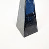 Vintage Italian black marble obelisk