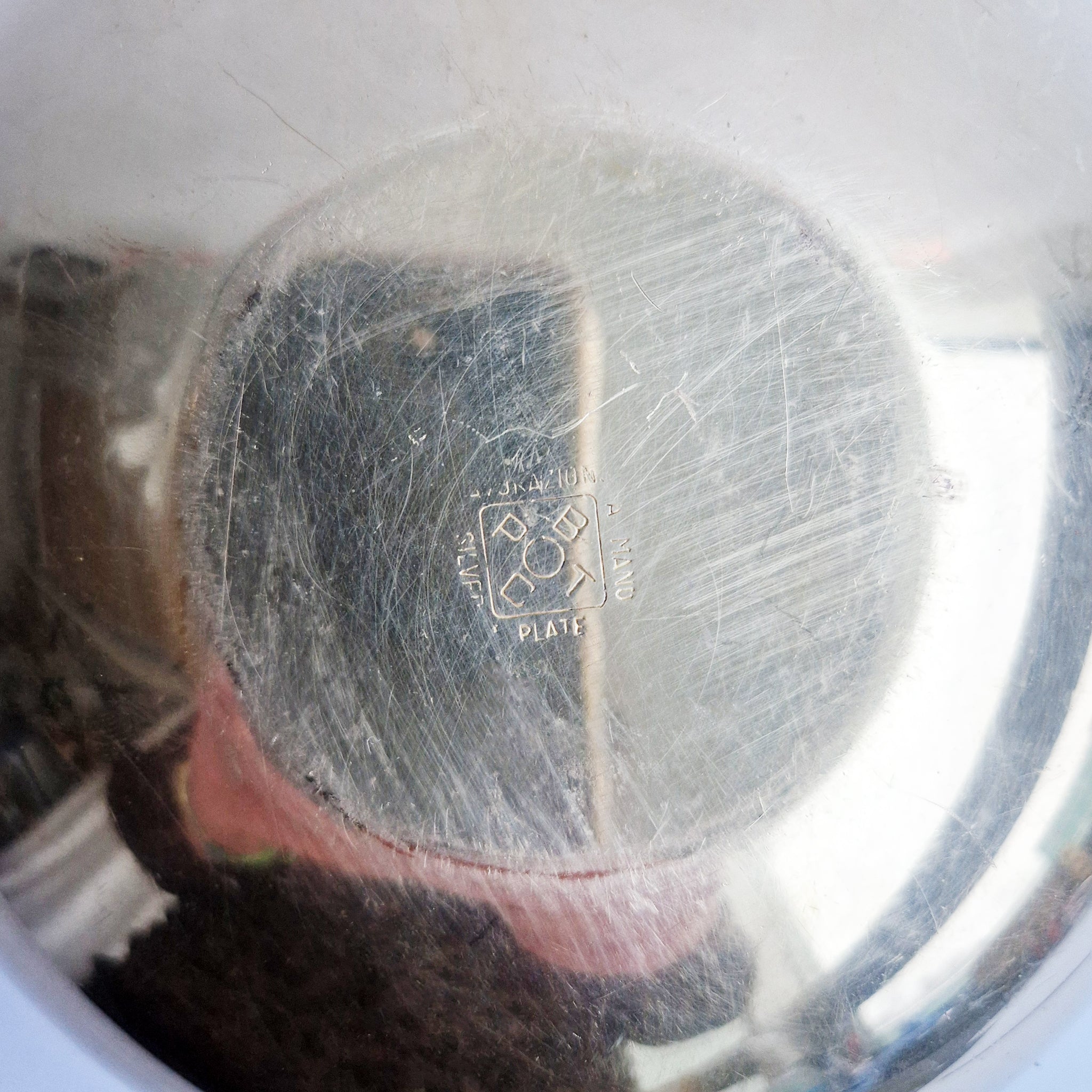 Vintage Italian brass apple dish