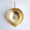 Vintage Italian brass apple dish