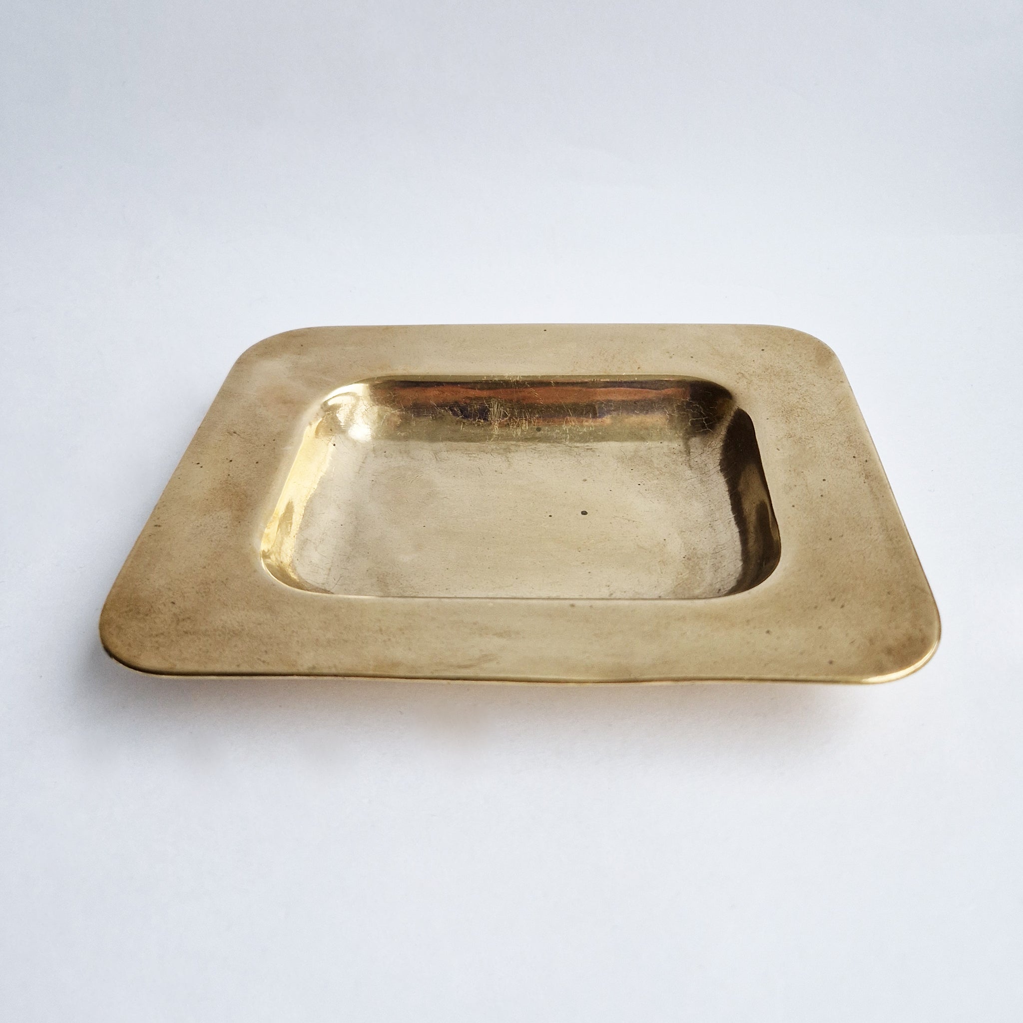 Vintage Italian brass ashtray