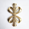 Vintage Italian brass bow trivet