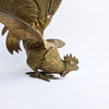 Mid-century Italian brass rooster figurine