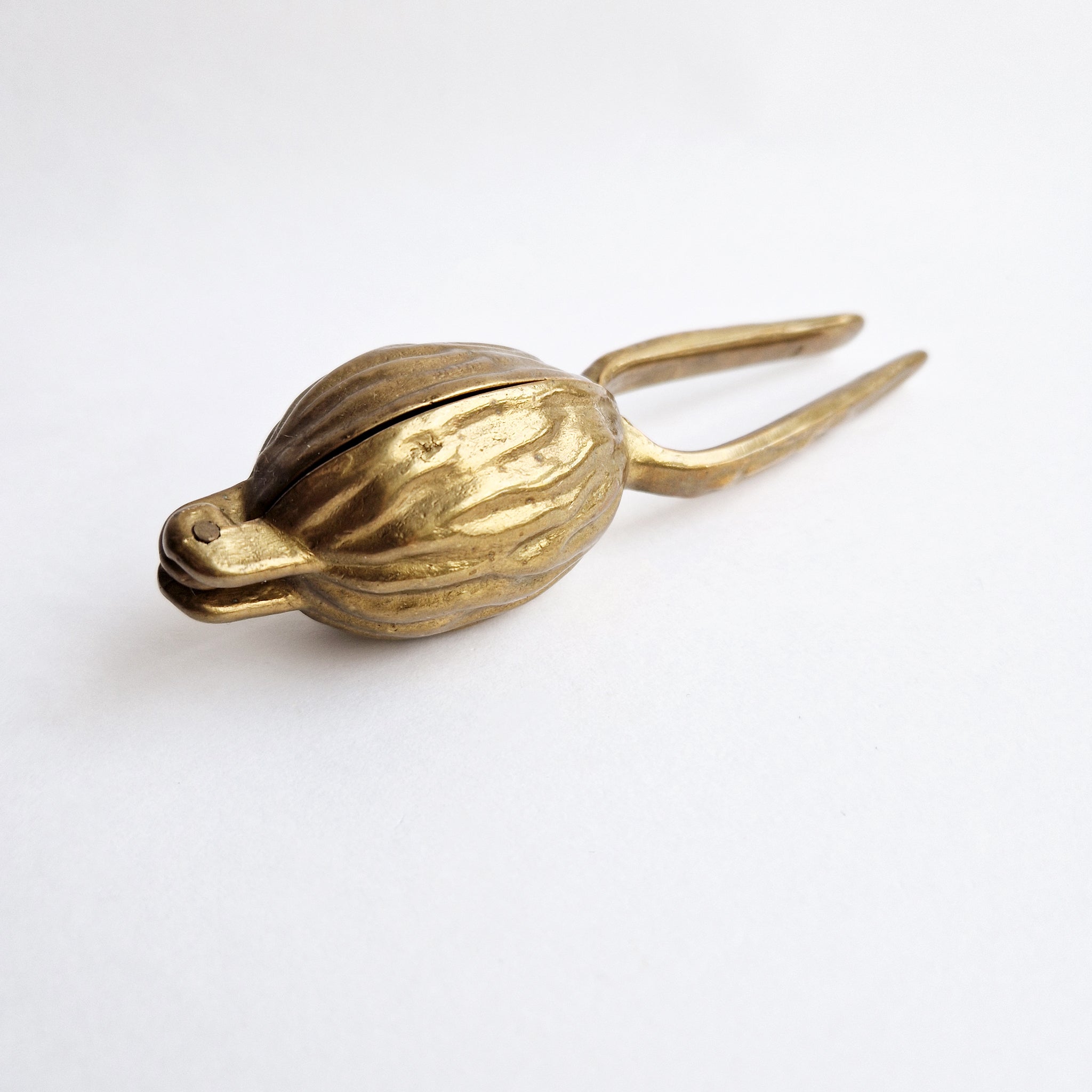 Vintage brass nutcracker