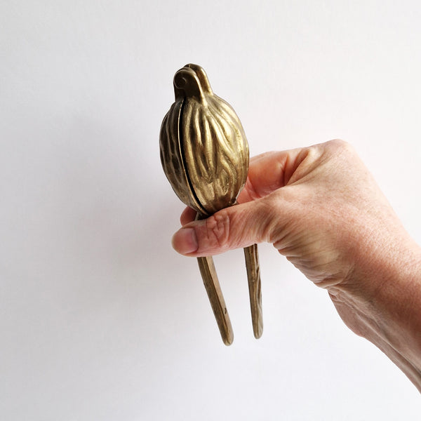 Vintage brass nutcracker