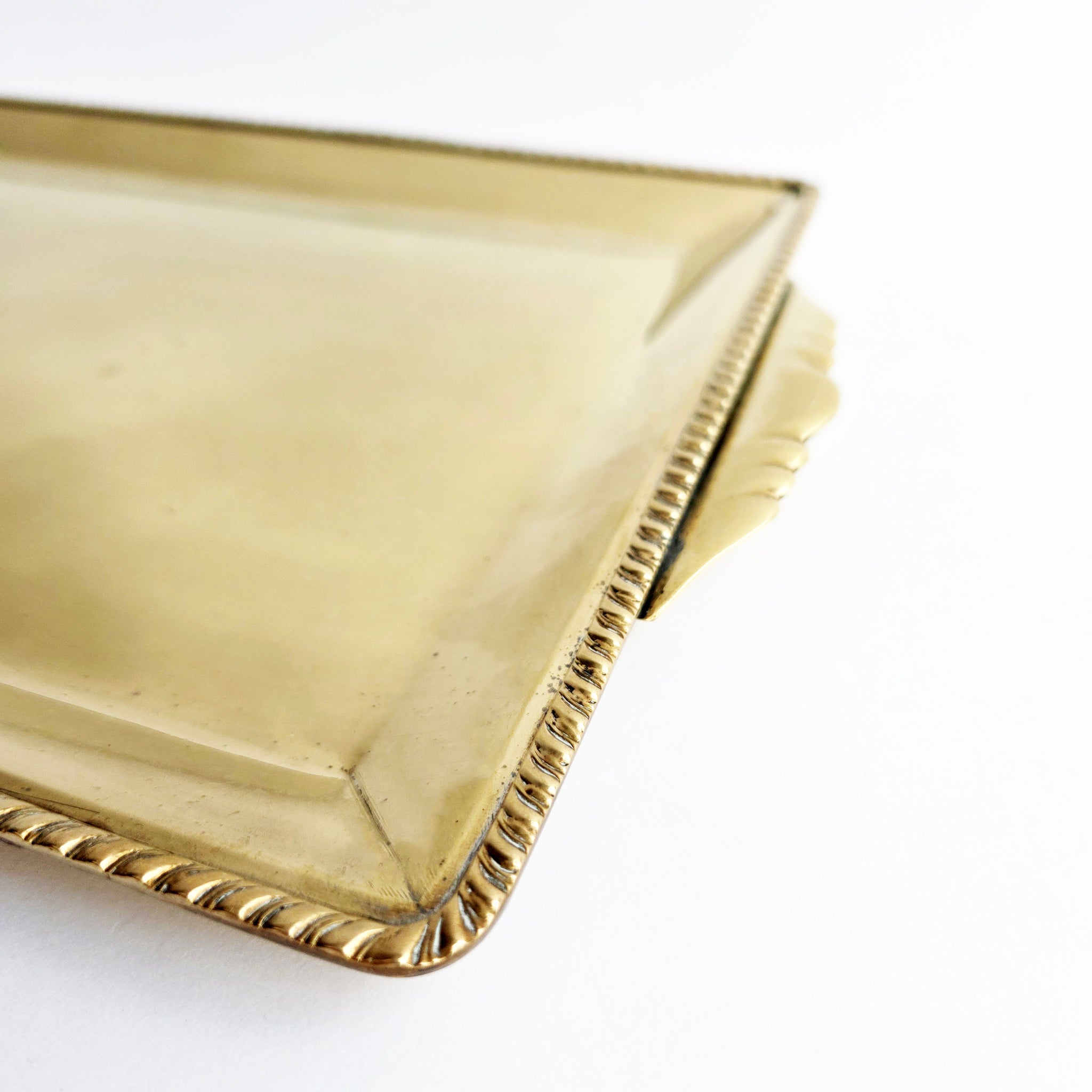 Vintage Italian brass tray