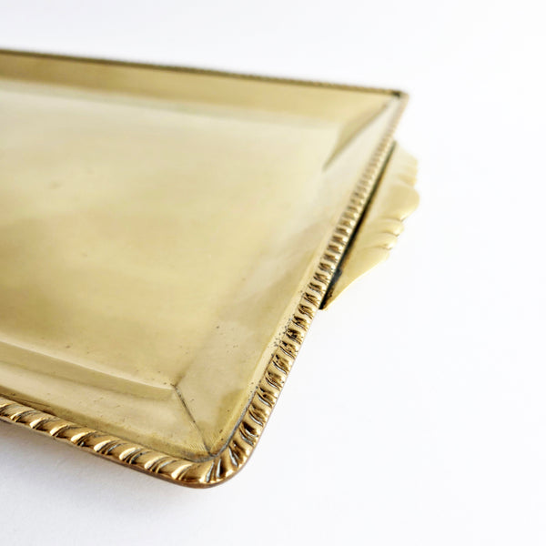 Vintage Italian brass tray