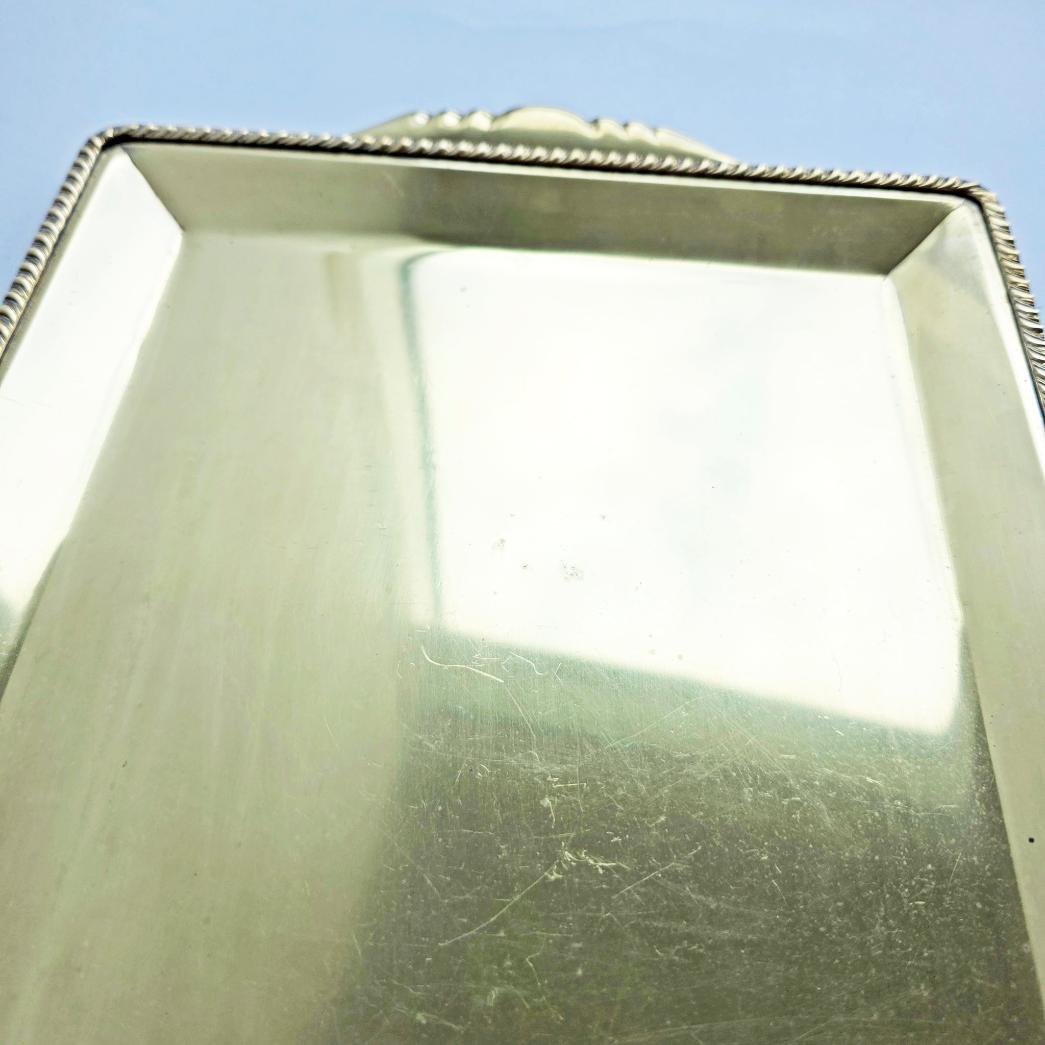 Vintage Italian brass tray