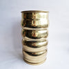 Vintage Italian wavy brass umbrella stand