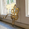 Vintage Italian brass wall hook