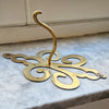 Vintage Italian brass wall hook