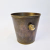 Vintage Italian brass wine cooler