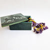 Vintage green carved trinket box
