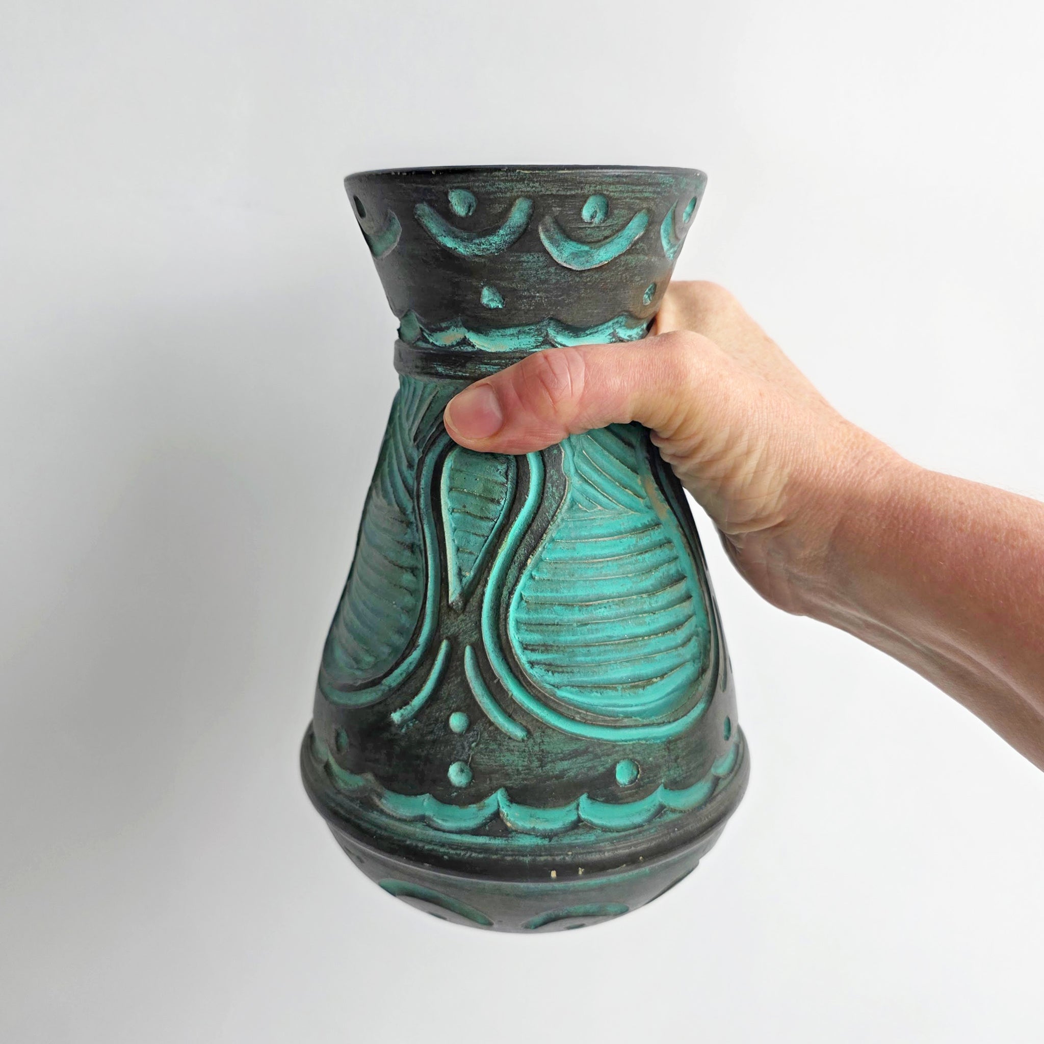 Mid-century Italian ceramic art vase