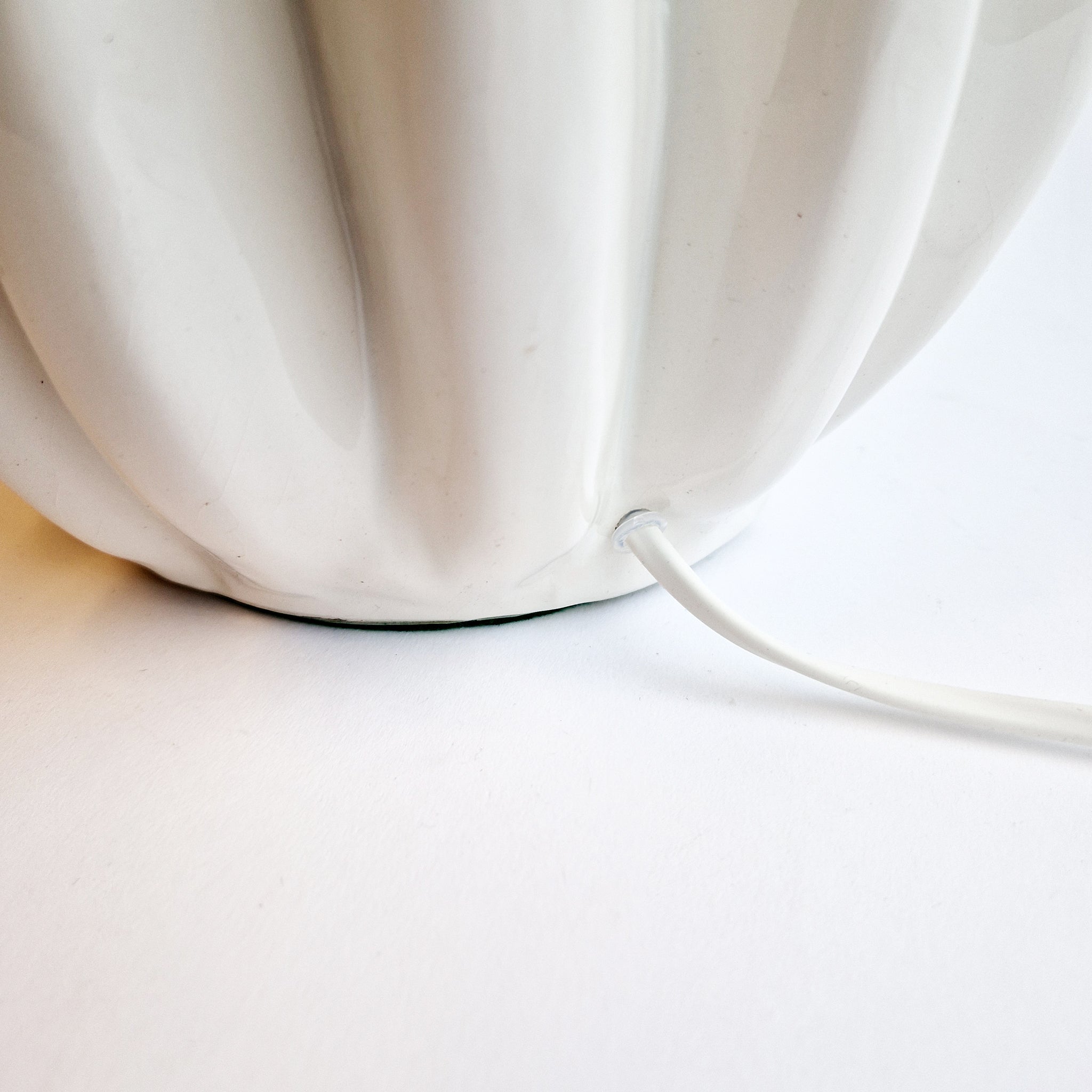 Vintage Italian ceramic banana lamp
