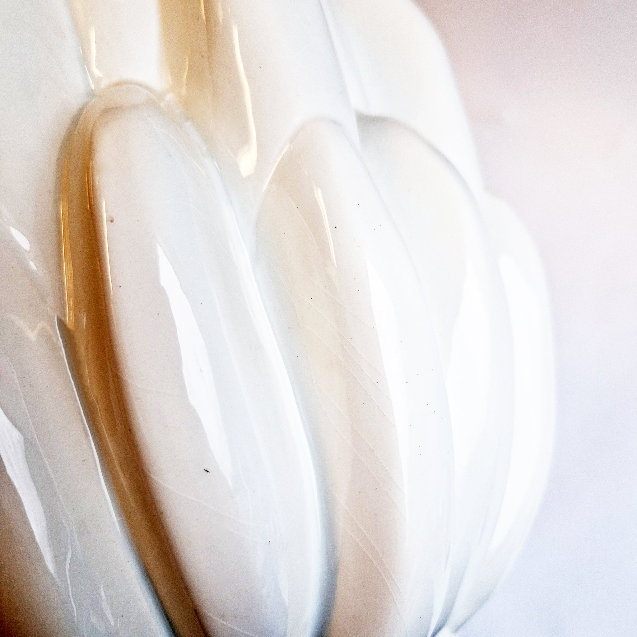 Vintage Italian ceramic banana lamp