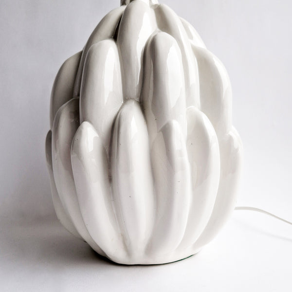 Vintage Italian ceramic banana lamp