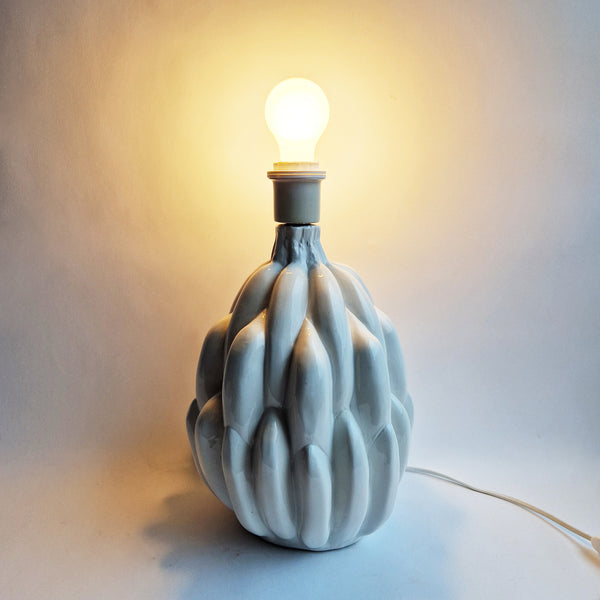 Vintage Italian ceramic banana lamp