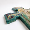 Vintage Italian ceramic crucifix