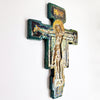 Vintage Italian ceramic crucifix