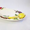 Vintage Italian ceramic dish with fruit