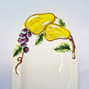 Vintage Italian ceramic dish with fruit