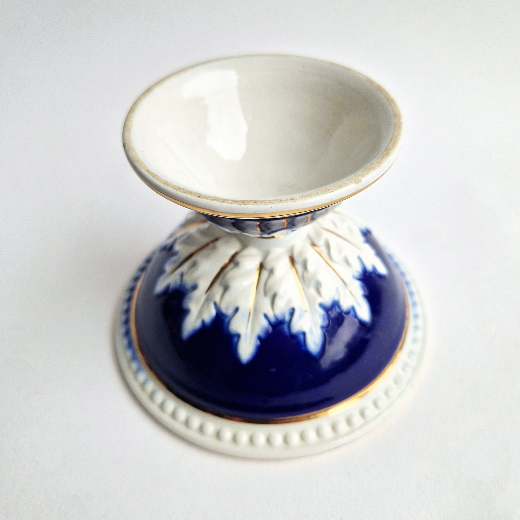 Vintage Italian footed ceramic trinket dish