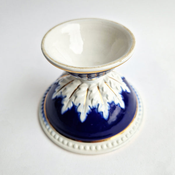 Vintage Italian footed ceramic trinket dish
