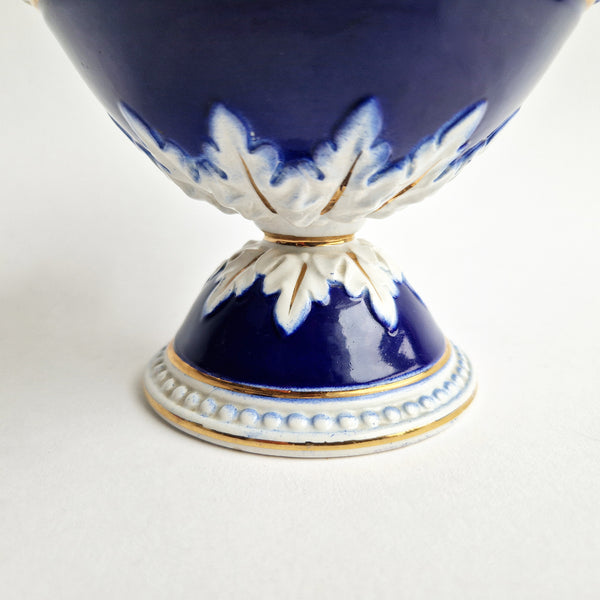 Vintage Italian footed ceramic trinket dish