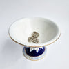 Vintage Italian footed ceramic trinket dish