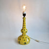 Vintage Italian ceramic table lamp with lemons