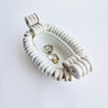 Vintage Italian trinket dish with scrolls