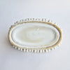 Vintage Italian trinket dish with scrolls