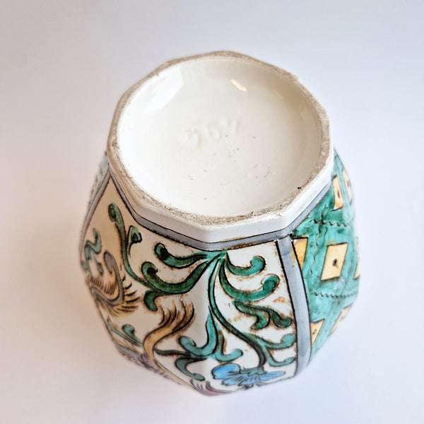 Mid-century Italian vase with phoenix