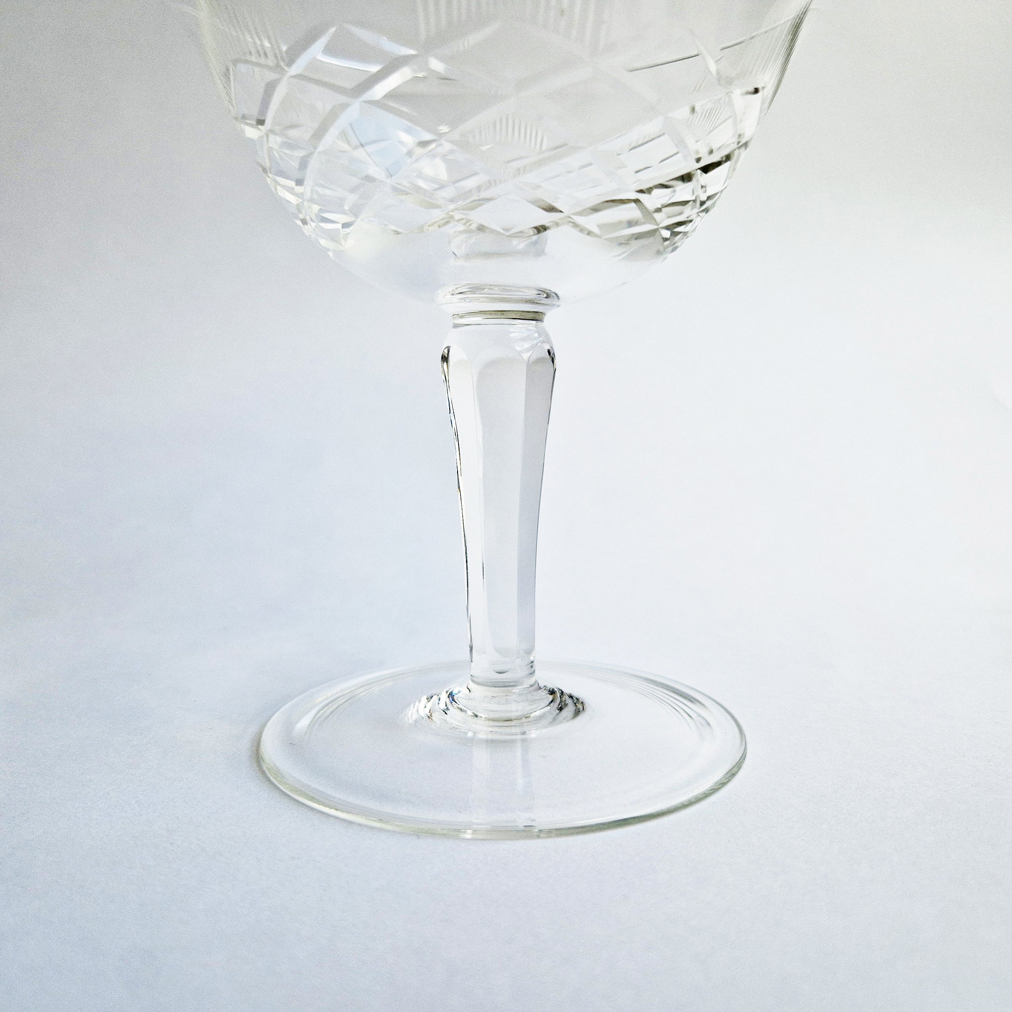 Vintage Italian champagne coupes set (2 sets of 6 available)
