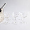 Vintage Italian champagne coupes set (2 sets of 6 available)