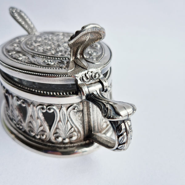 Vintage Italian cheese server bowl