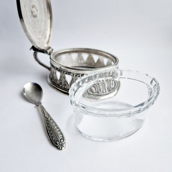 Vintage Italian cheese server bowl