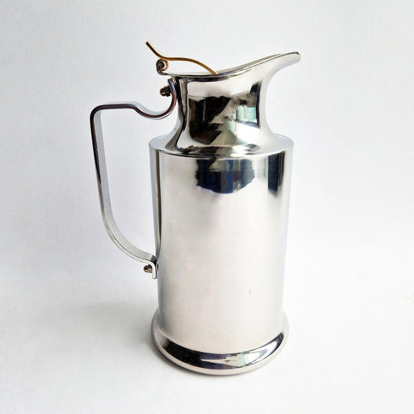 Vintage stainless steel thermos jug by Balzano
