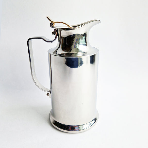 Vintage stainless steel thermos jug by Balzano