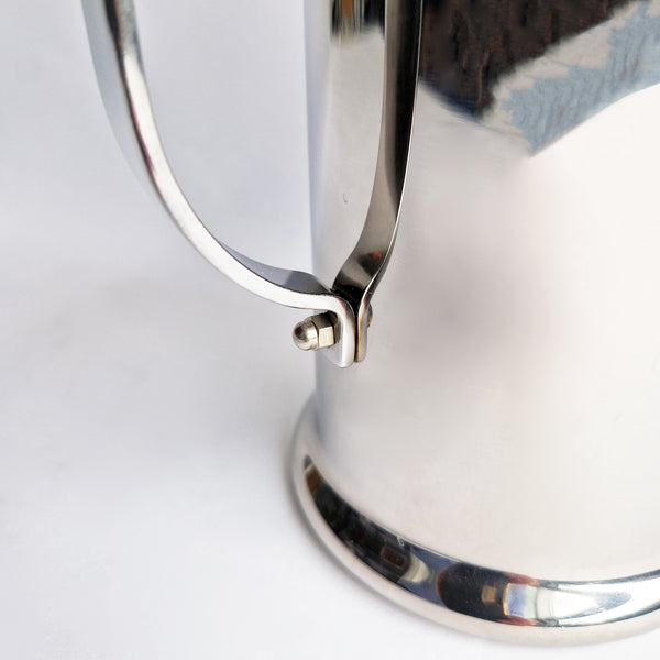 Vintage stainless steel thermos jug by Balzano