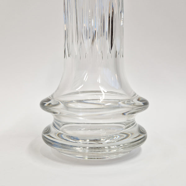 Vintage Italian crystal flower vase