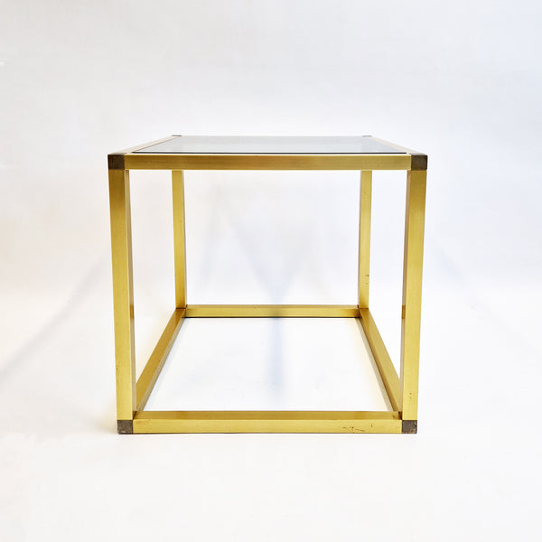 Vintage Italian square side table