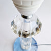 Mid-century Italian cut-glass table lamp