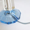 Mid-century Italian cut-glass table lamp