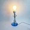 Mid-century Italian cut-glass table lamp